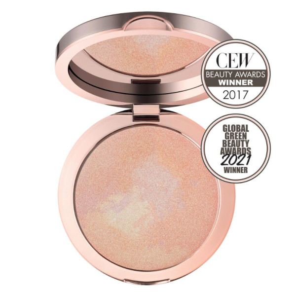 delilah PURE LIGHT ILLUMINATING POWDER švytėjimo suteikianti presuota pudra, 9,9 g., Aura