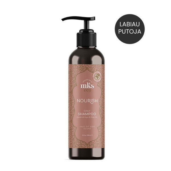 MKS eco (Marrakesh) NOURISH SHAMPOO ISLE OF YOU plaukus maitinantis šampūnas, 296 ml
