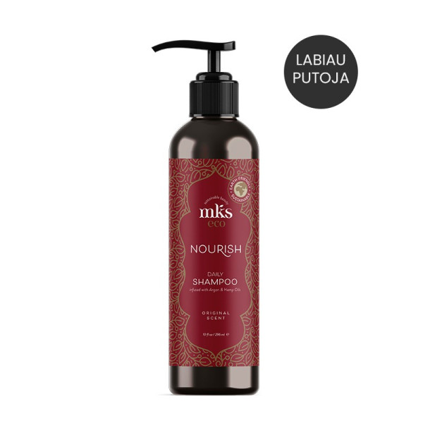 MKS eco (Marrakesh) NOURISH SHAMPOO ORIGINAL plaukus maitinantis šampūnas, 296 ml