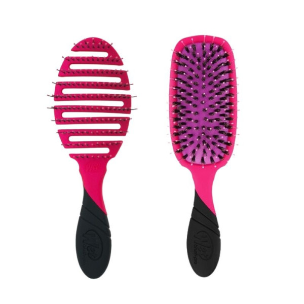 WetBrush PRO Flex Dry + Shine Enhancer plaukų šepečių rinkinys