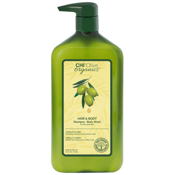 CHI OLIVE ORGANIC šampūnas ir kūno prausiklis 340 ml