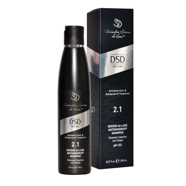 DSD Deluxe Dixidox de Luxe Antiseborrheic Lotion Antidandruff Shampoo DSD 2.1 šampūnas nuo pleiskanų, 200 ml