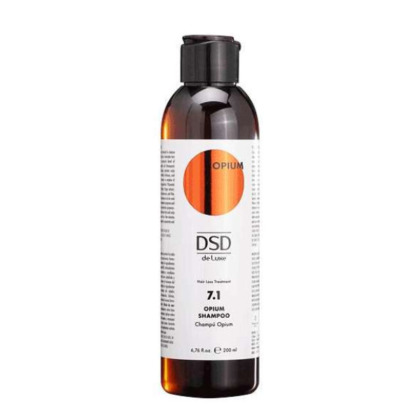 DSD Deluxe Opium Shampoo plaukų šampūnas su placentos ekstraktu, nuo plaukų slinkimo, 200 ml