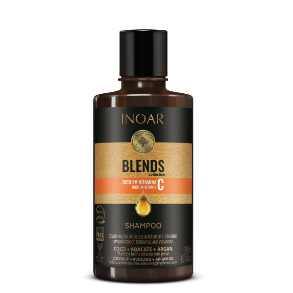 INOAR Blends Shampoo – šampūnas su vitaminu C, 300 ml