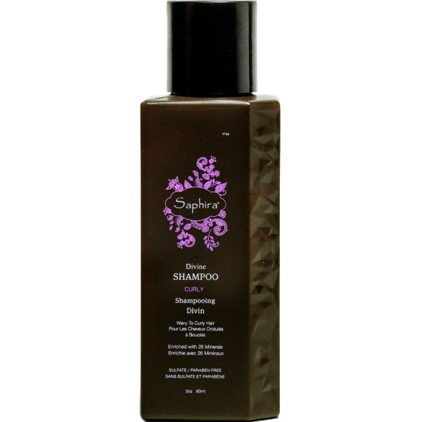 Saphira Divine Shampoo intensyviai drėkinantis šampūnas ypač sausiems, besipučiantiems, besigarbanojantiems plaukams, 90 ml