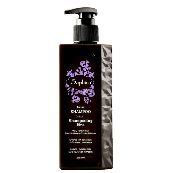 Saphira Divine Shampoo itensyviai drėkinantis šampūnas ypač sausiems, besipučiantiems, besigarbanojantiems plaukams, 250 ml
