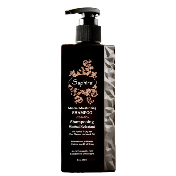 Saphira Mineral Moisturizing Shampoo drėkinamasis šampūnas plaukams su Negyvosios jūros mineralais, 250 ml