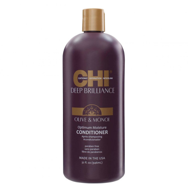 CHI Deep Brilliance kondicionierius su alyvuogių ir monoi aliejais, 946 ml