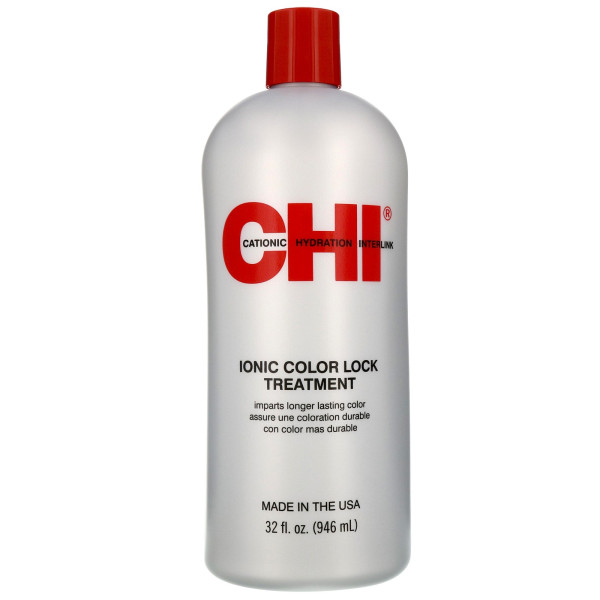 CHI IONIC COLOR LOCK TREATMENT kondicionerius po plaukų dažymo 946 ml