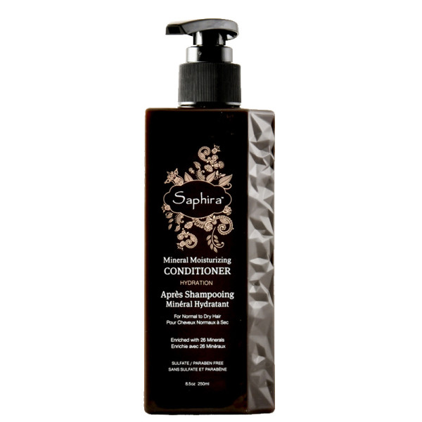 Saphira Mineral Moisturizing Conditioner drėkinamasis kondicionierius plaukams su Negyvosios jūros mineralais, 250 ml