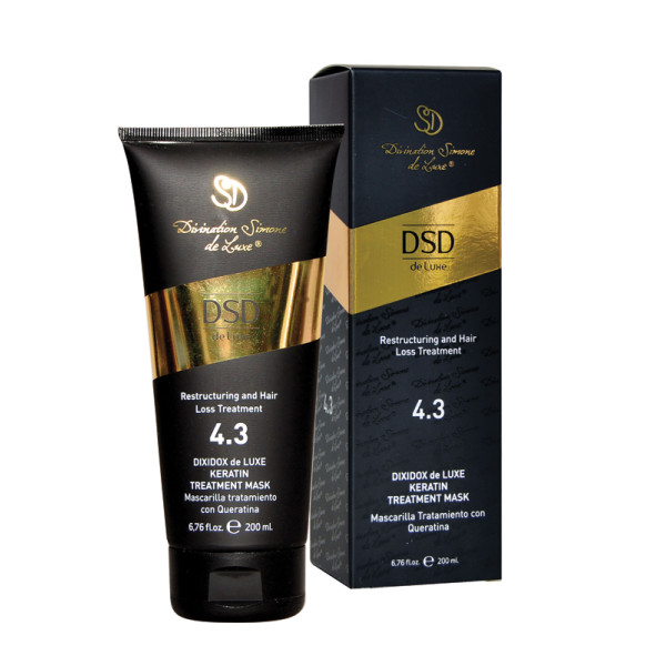 Dixidox de Luxe Keratin Treatment Mask DSD 4.3 DSD Deluxe atstatomoji kaukė su keratinu, 200 ml