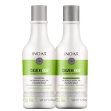 INOAR CicatriFios Duo Kit plauko struktūrą atkuriantis priemonių rinkinys (šampūnas, 500 ml, kondicionierius, 500 ml)