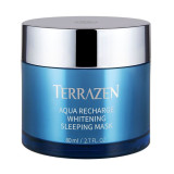 Terrazen Aqua Recharge Whitening Sleeping Mas skaistinanti naktinė kaukė sausai veido odai, 80 ml