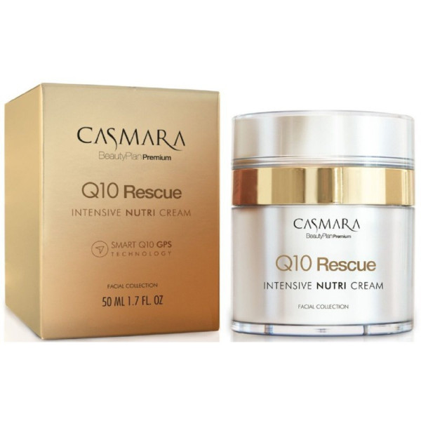 Casmara Q10 Rescue Cream  veido odos senėjimą stabdantis veido kremas, 50 ml