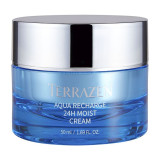 Drėkinamasis veido odos kremas Terrazen Aqua Recharge 24H Moist Cream, ypač tinka sausai veido odai, 50 ml