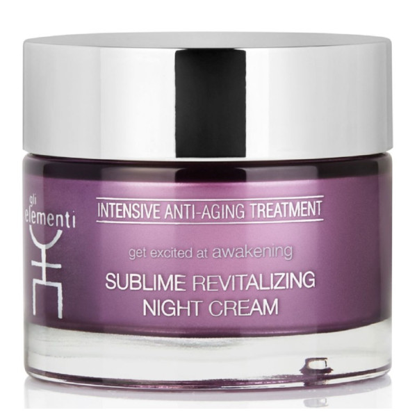 Gli Elementi Sublime Revitalizing Night Cream atgaivinantis, naktinis veido odos kremas, 50 ml