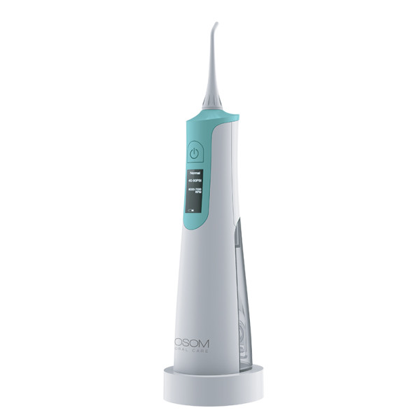 OSOM Oral Care Mint burnos irigatorius, IPX7, LCD ekranėlis, žalsva spalva