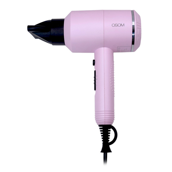 OSOM Plaukų džiovintuvas, 2000 W, dviejų greičių, rožinės spalvos