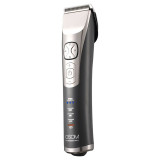 OSOM Professional Hair Clipper P9 profesionali plaukų kirpimo mašinėlė, ličio jonų baterija, 100-240V, 50/60 Hz, pilkos spalvos