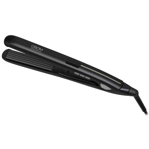 OSOM Professional Hair Crimper plaukų formavimo prietaisas - gofras, juodos spalvos, 48 W, 130 - 230 C