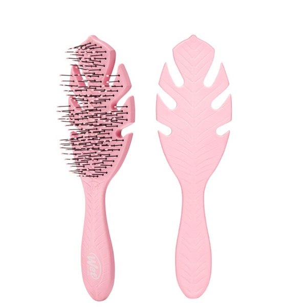 WETBRUSH GO GREEN DETANGLER PALE PINK plaukų šepetys