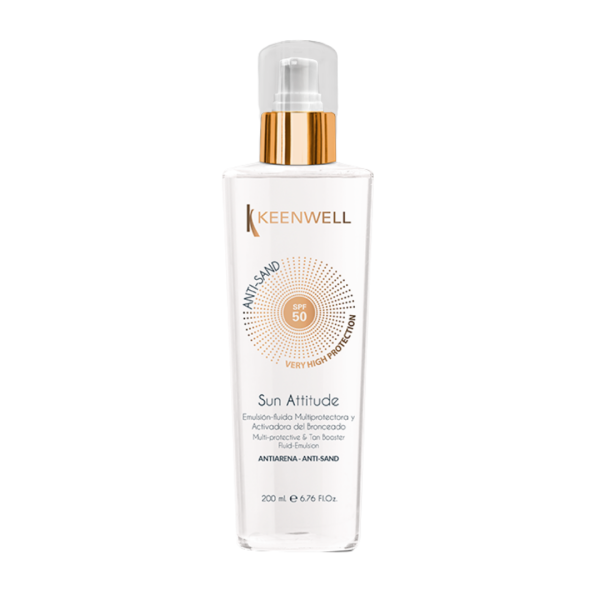 KEENWELL SUN ATTITUDE fluidas nuo saulės SPF 50, 200 ml