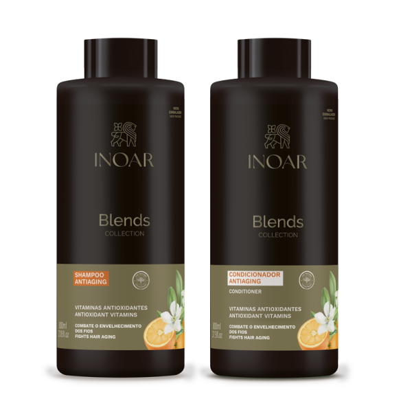 INOAR Blends Duo Kit - rinkinys su Vitaminu C 2x800 ml