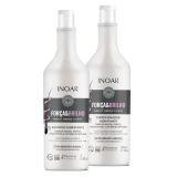 INOAR Força & Brilho Duo Kit - drėkinantis šampūno 1000 ml ir kondicionieriaus rinkinys 800 ml
