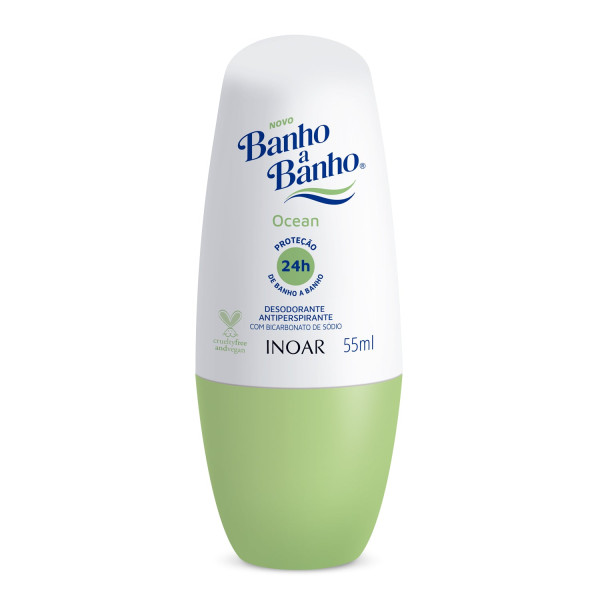 INOAR Banho a Banho Ocean rutulinis dezodorantas, 55 ml