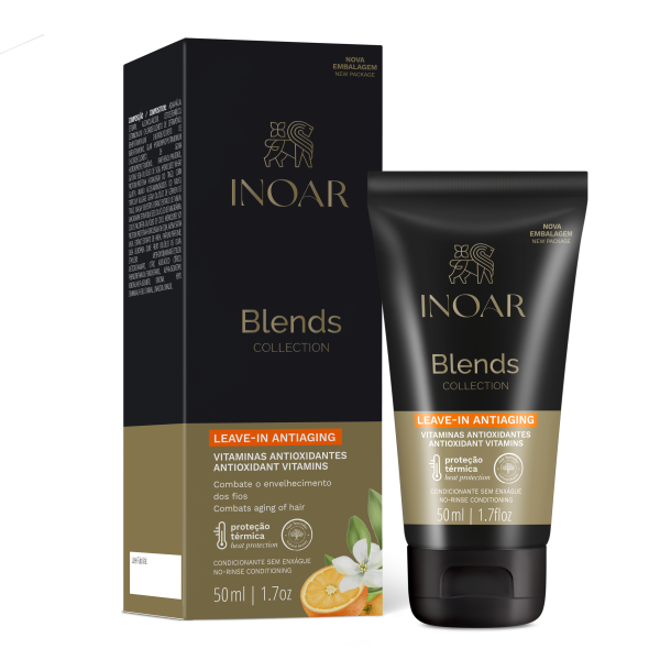 INOAR Blends Leav-In nenuplaunamas balzamas su vitaminu C, 50 ml