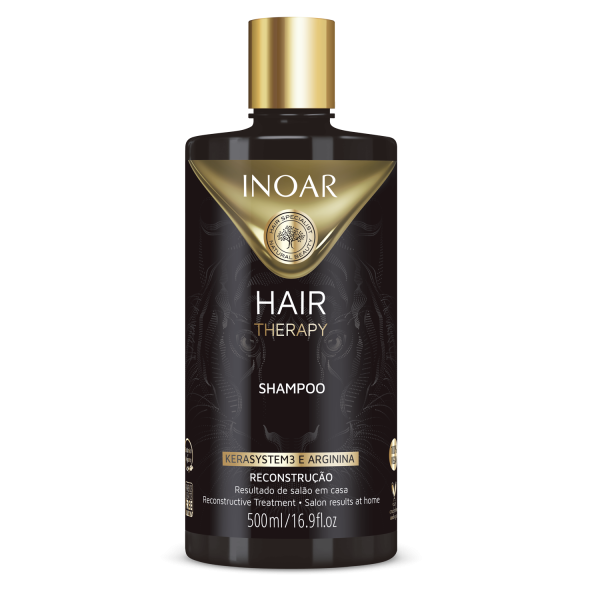 INOAR Hair Therapy Shampoo plaukus puoselėjantis šampūnas, 500 ml