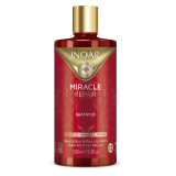 INOAR Miracle Repair Shampoo atkuriantis blizgesio suteikiantis šampūnas, 500 ml