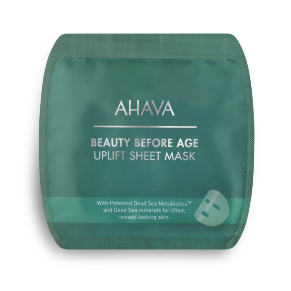 AHAVA Beauty Before Age Uplift Sheet Mask stangrinamoji lakštinė kaukė, 1 vnt.