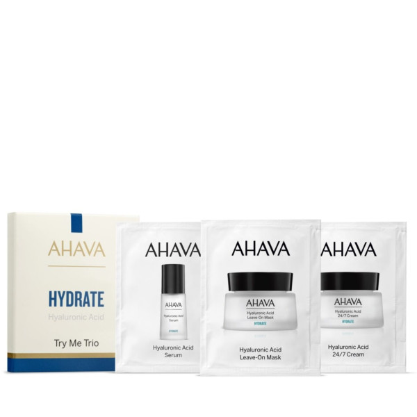 AHAVA Hydrate Try Me Trio mėginėlių rinkinys