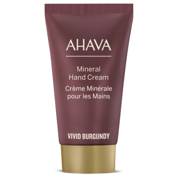 AHAVA Mineral Hand Cream Vivid Burgundy rankų kremas, 40 ml