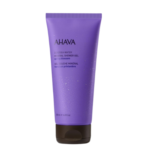 AHAVA Mineral Shower Gel Spring Blossom dušo gelis, 200 ml