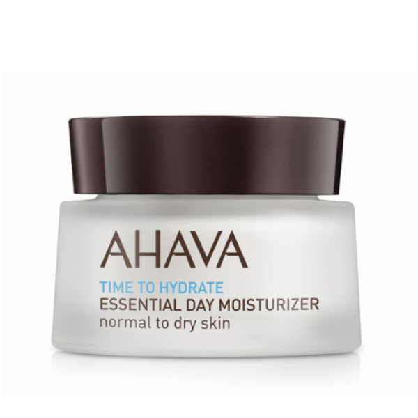 AHAVA Time To Hydrate Essential Day Moisturizer drėkinamasis kremas normaliai/sausai veido odai, 50 ml