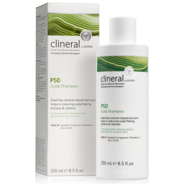 CLINERAL by AHAVA PSO šampūnas, 250 ml