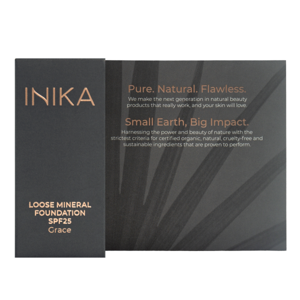 INIKA biri mineralinė pudra spf 25 - grace, 0.7 g