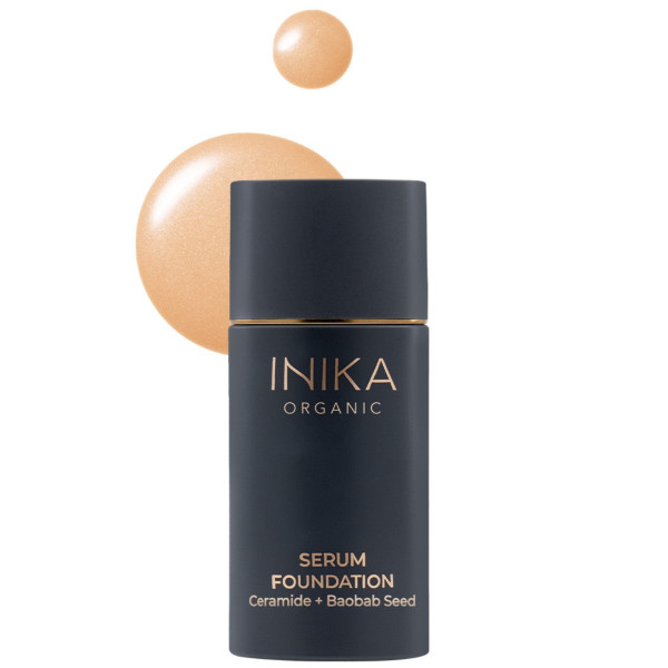 INIKA Organic Serum Foundation seruminis makiažo pagrindas, atspalvis: Brilliant, 25 ml