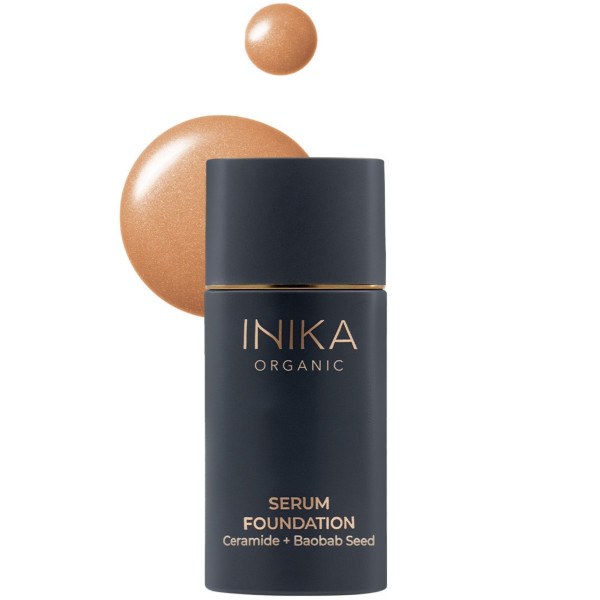 INIKA Organic Serum Foundation seruminis makiažo pagrindas, atspalvis: Gratitude, 25 ml