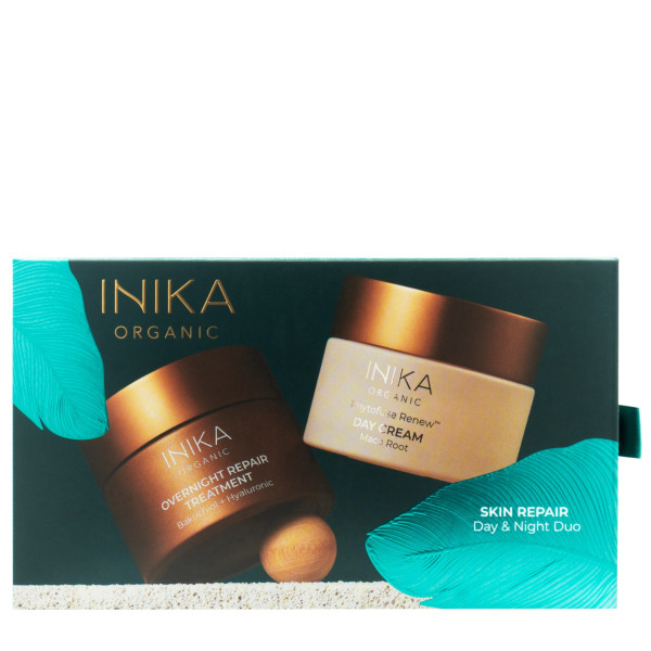 INIKA Organic Skin Repair Day & Night Duo dovanų rinkinys