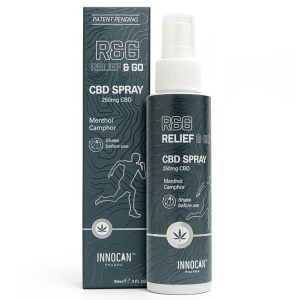 SHIR CBD Relief & Go Liquid Spray purškalas, CBD 250 mg, 90 ml
