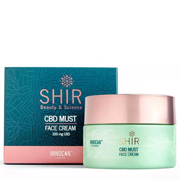 SHIR Luxury CBD Face Cream veido kremas, CBD 100 mg, 50 ml