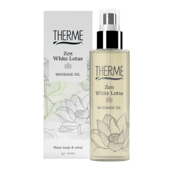 Therme zen white lotus masažo aliejus, 125 ml