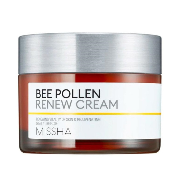 Missha Bee Pollen Renew Cream atkuriamasis veido kremas, 50 ml