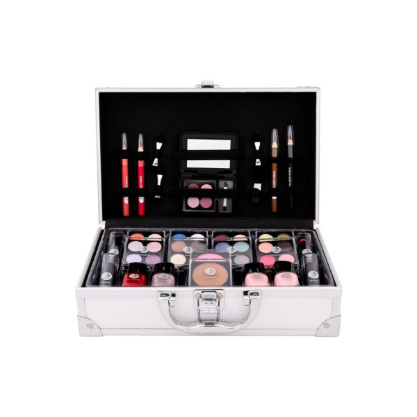 2K Schmink Set Alu Case Makeup Palette dekoratyvinės kosmetikos rinkinys lagaminėlyje, 74,6 g