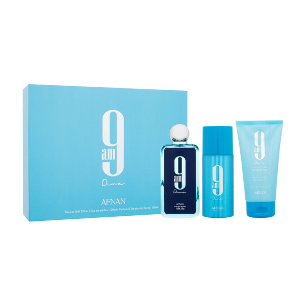 Afnan 9am Dive EDP parfumuotas vanduo rinkinys unisex, 100 ml