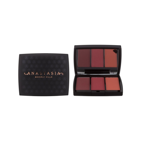 Anastasia Beverly Hills Blush Trio Blush skaistalų paletė, atspalvis: Berry Adore, 9 g