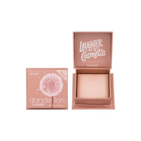  Benefit Dandelion Twinkle Powder Highlighter Mini švytėjimo suteikianti priemonė/highlighteris, atspalvis: Soft Nude-Pink, 1,5 g